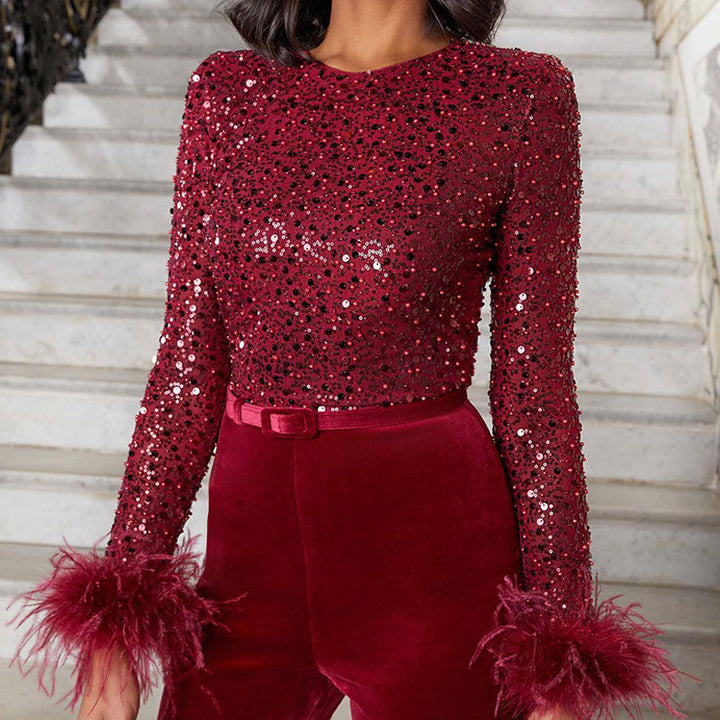 Mune | Mono Med Glitter And Feathers
