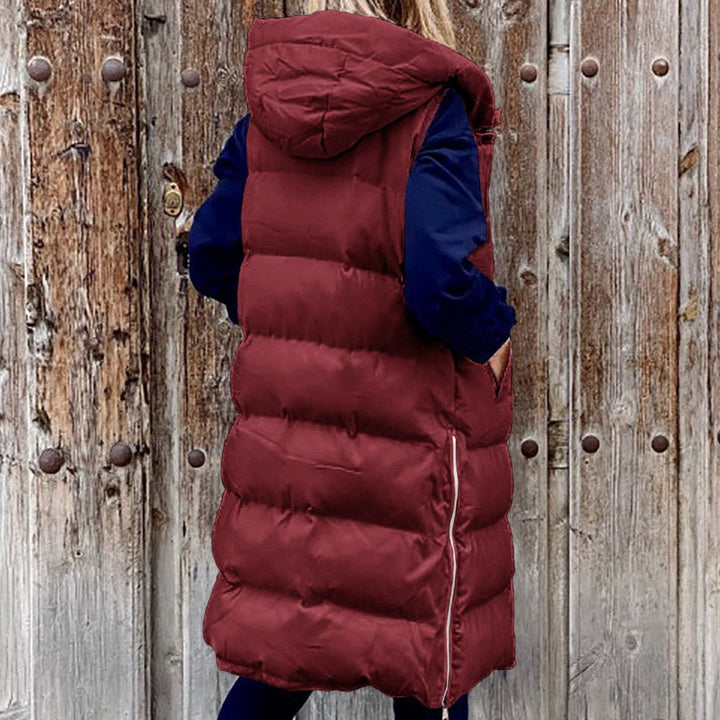 Mune | Hooded Long Vest Casual Fashion Single-Breasted Jacket