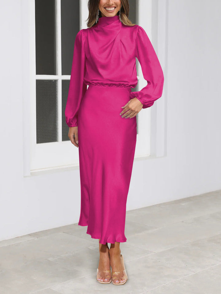 Mune | Long satin dress