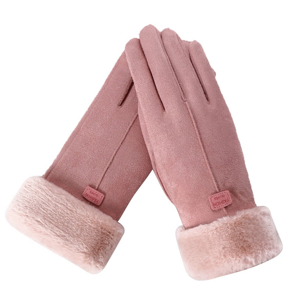 Mune Fashion - Chic and Stylish Winter Furry Gloves for Women