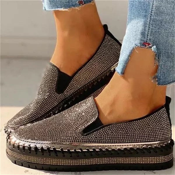 Mune Fashion | Shimmering Slip-On Sneakers