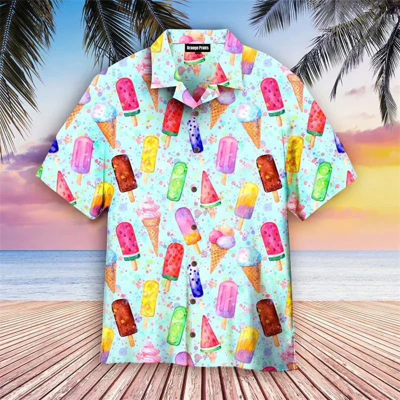 Polo with Ice Cream Design