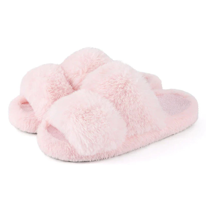 Women’s Cozy Faux Fur Slide Slippers