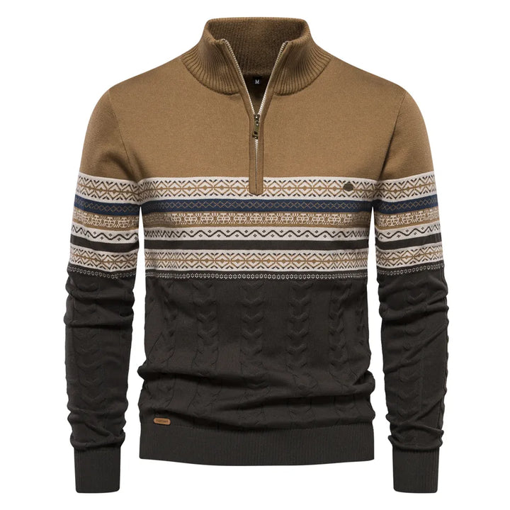 Mune | Sweatshirt - Men's Retro Pattern Sweatshirt with Comfortable and Unique Design