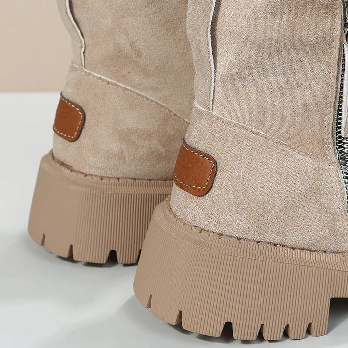 Mune Fashion | Women's Insulated Winter Ankle Boots with Zipper