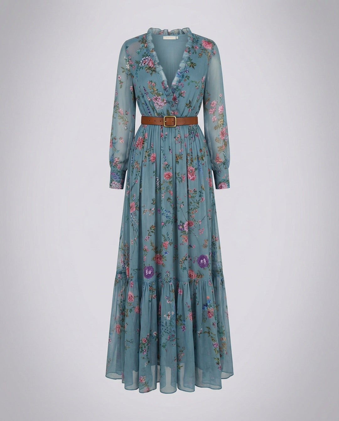 Boho Maxi Dress with V-Neck | Mune Fashion
