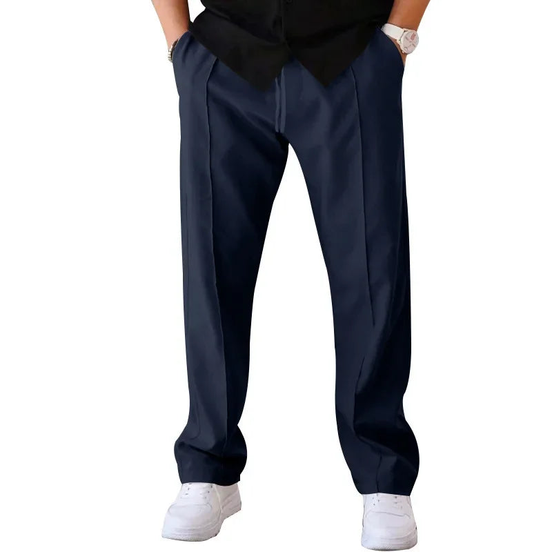 Men’s Loose-Fit Formal Trousers
