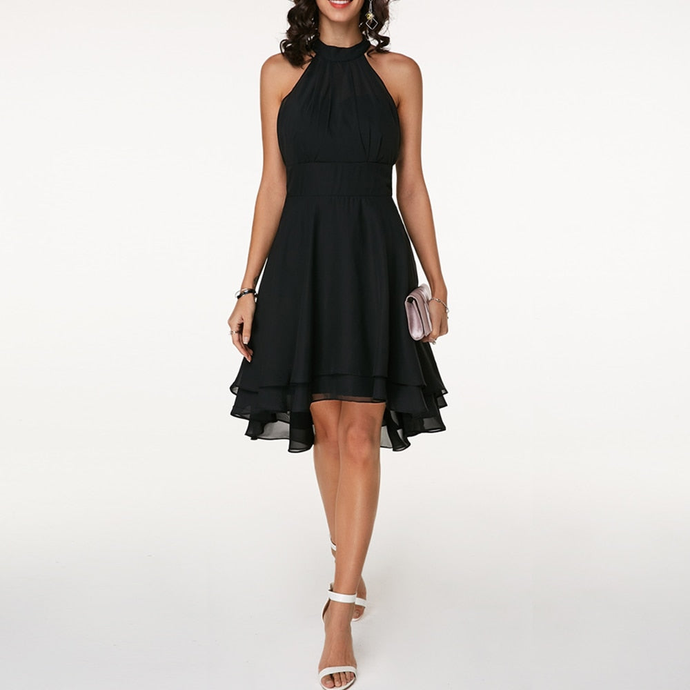 Dress with charming ruffles