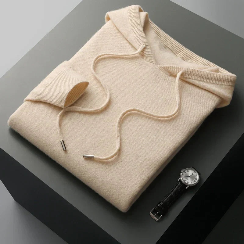 Mune | Hoodie Made of Wool Blend Warm and Comfortable
