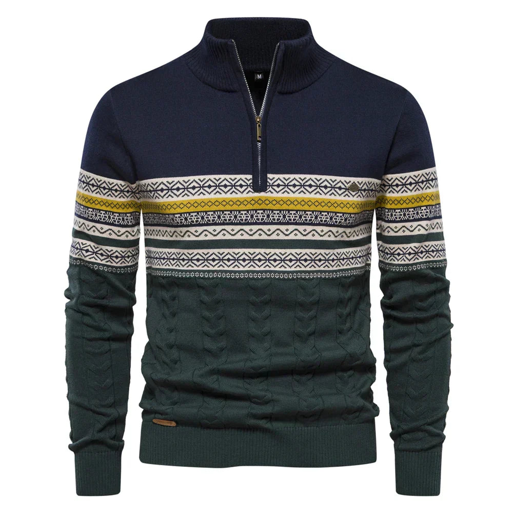 Mune | Sweatshirt - Men's Retro Pattern Sweatshirt with Comfortable and Unique Design