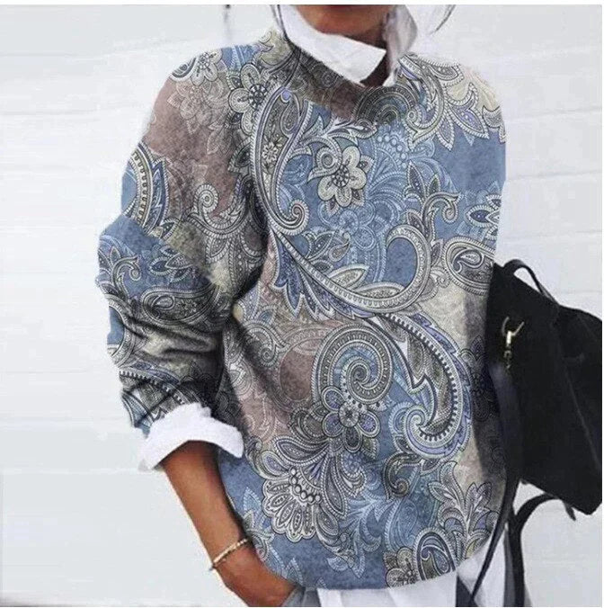 Mune | Elegant sweater with print