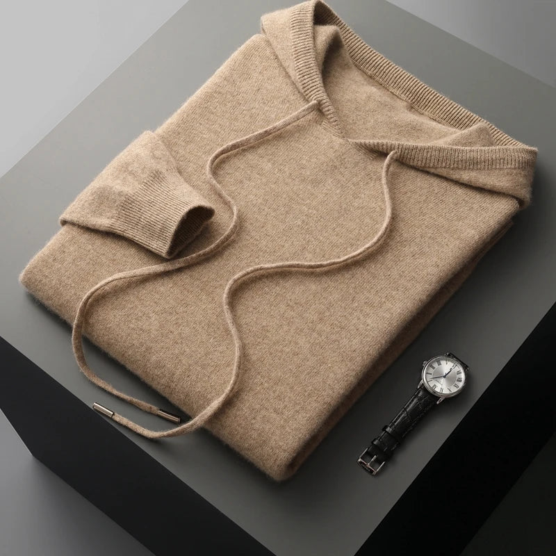 Mune | Hoodie Made of Wool Blend Warm and Comfortable