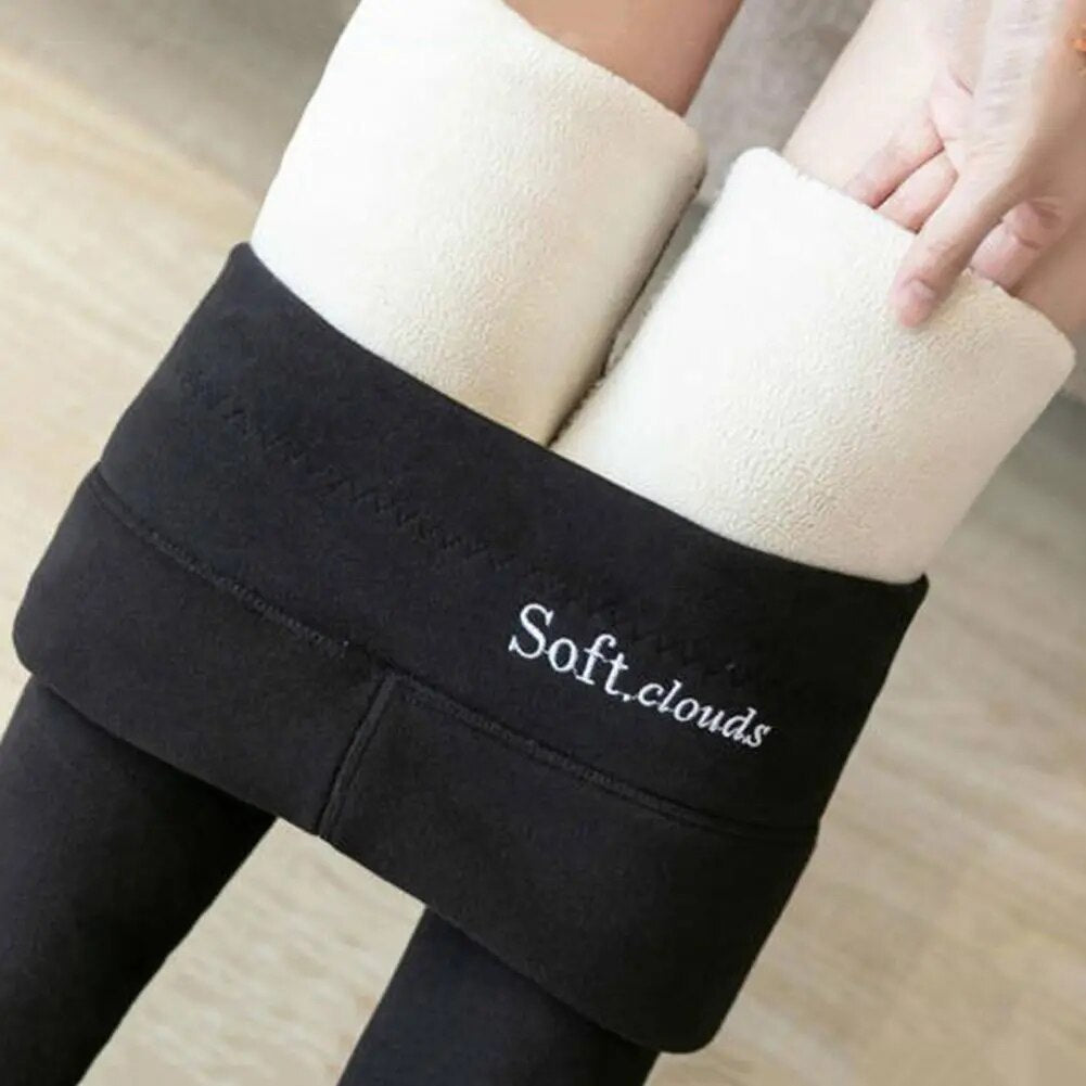 Mune | Women's Winter Pants Fleece - Warm Leggings with Shaping Effect