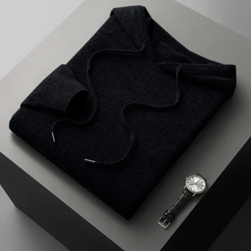 Mune | Hoodie Made of Wool Blend Warm and Comfortable