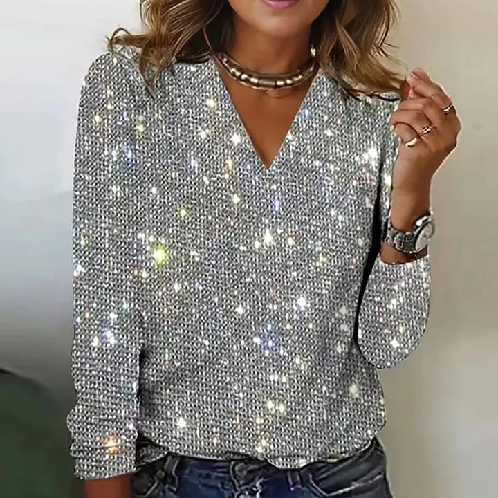 Mune | Glitter Blouse Shiny and Elegant Stylish