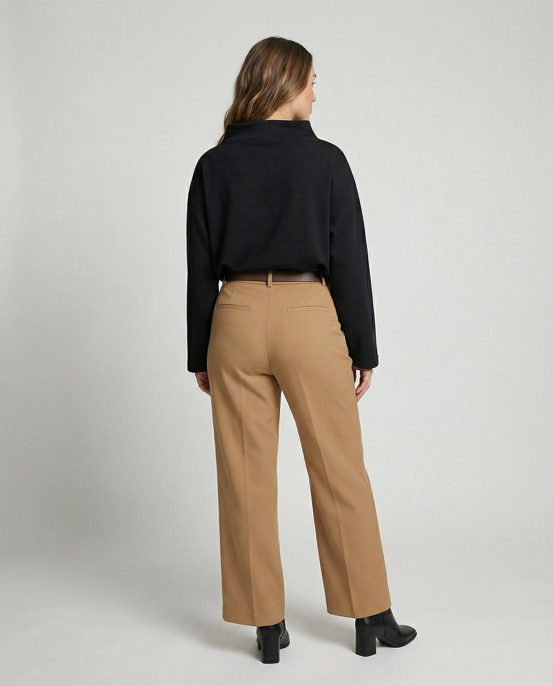 Oversize turtleneck sweater women