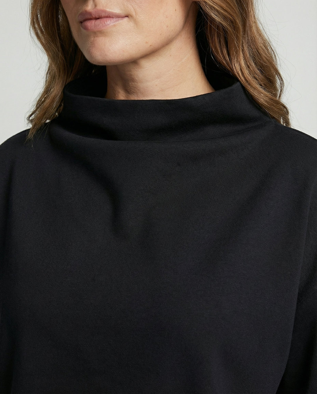 Oversize turtleneck sweater women