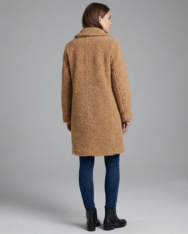 Cozy teddy jacket women