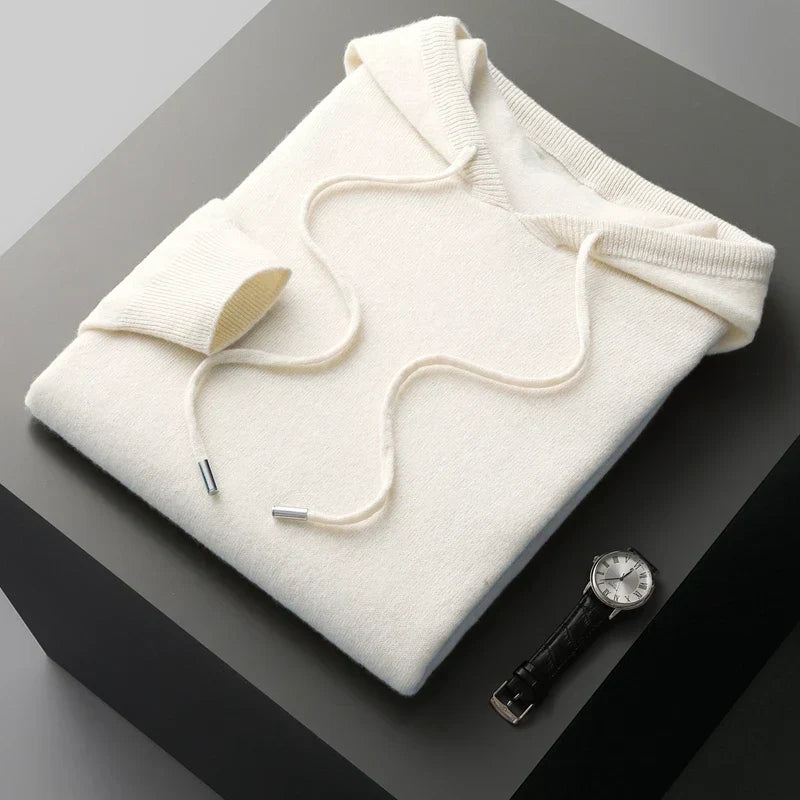 Mune | Hoodie Made of Wool Blend Warm and Comfortable