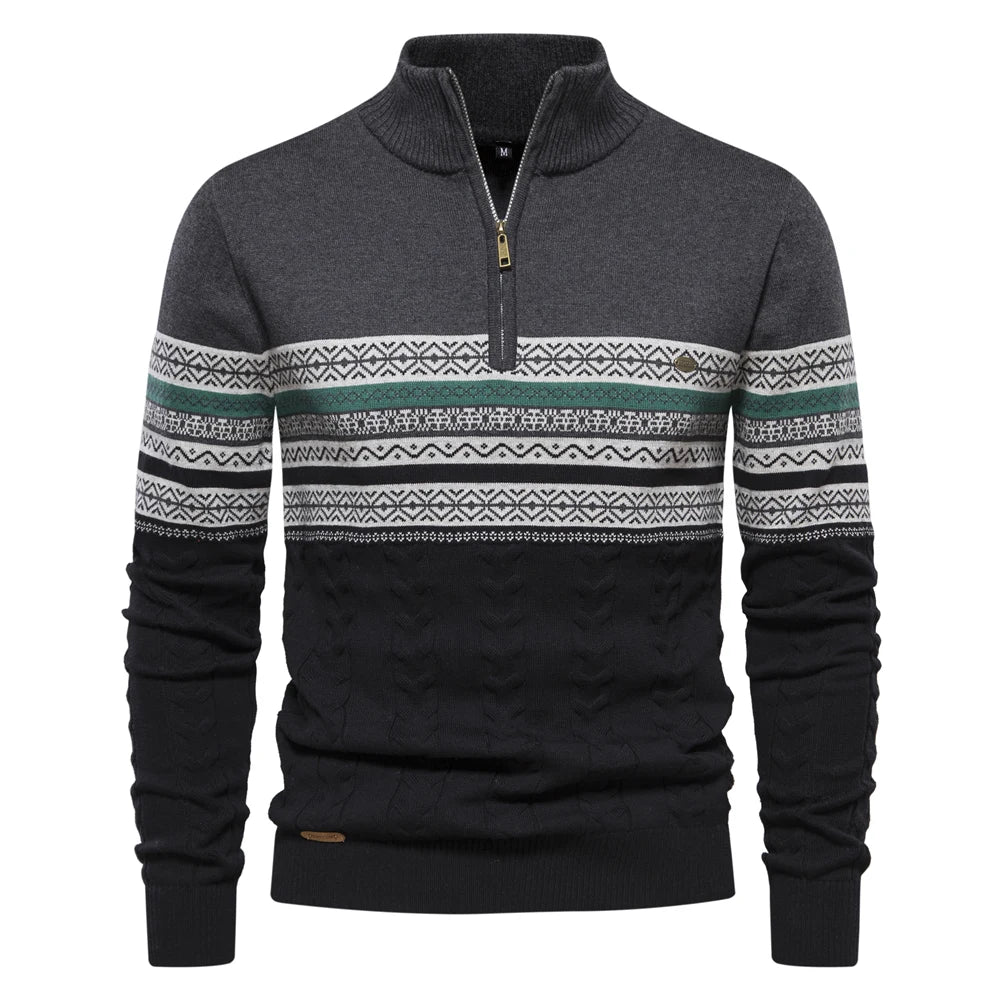 Mune | Sweatshirt - Men's Retro Pattern Sweatshirt with Comfortable and Unique Design