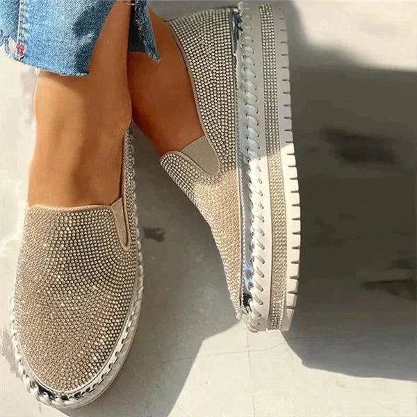 Mune Fashion | Shimmering Slip-On Sneakers