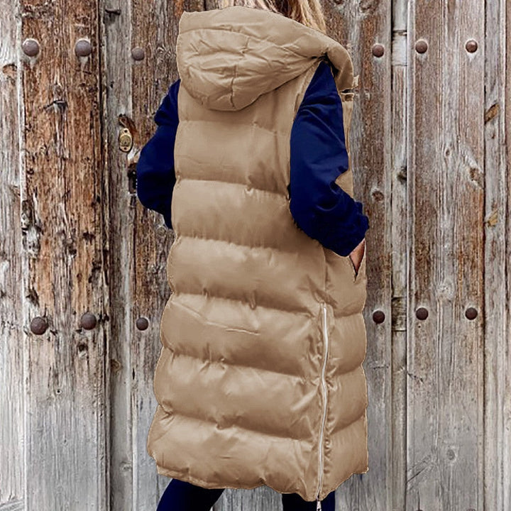 Mune | Hooded Long Vest Casual Fashion Single-Breasted Jacket