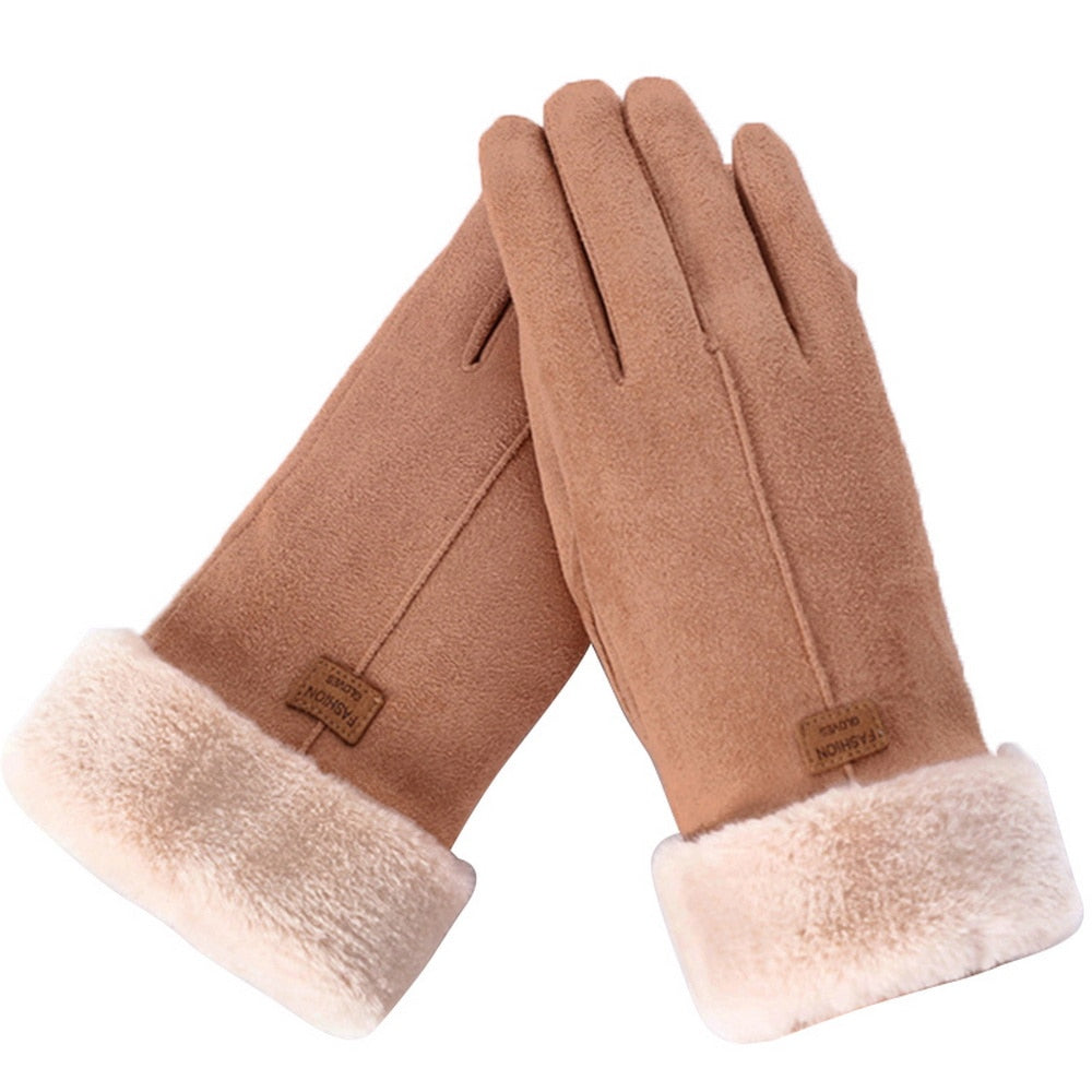 Mune Fashion - Chic and Stylish Winter Furry Gloves for Women