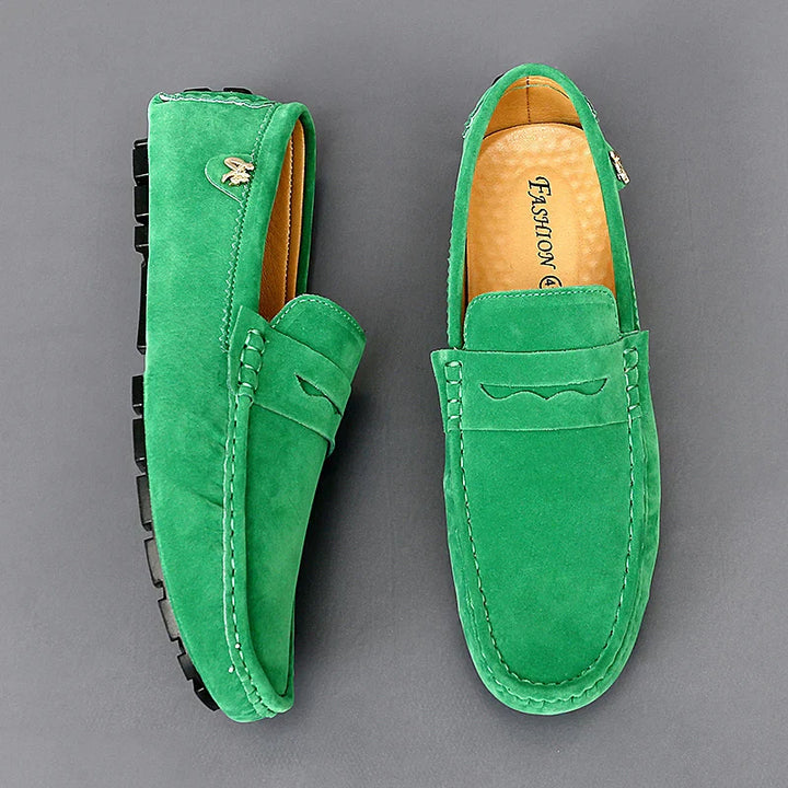 Slip-resistant suede loafers Mune Fashion