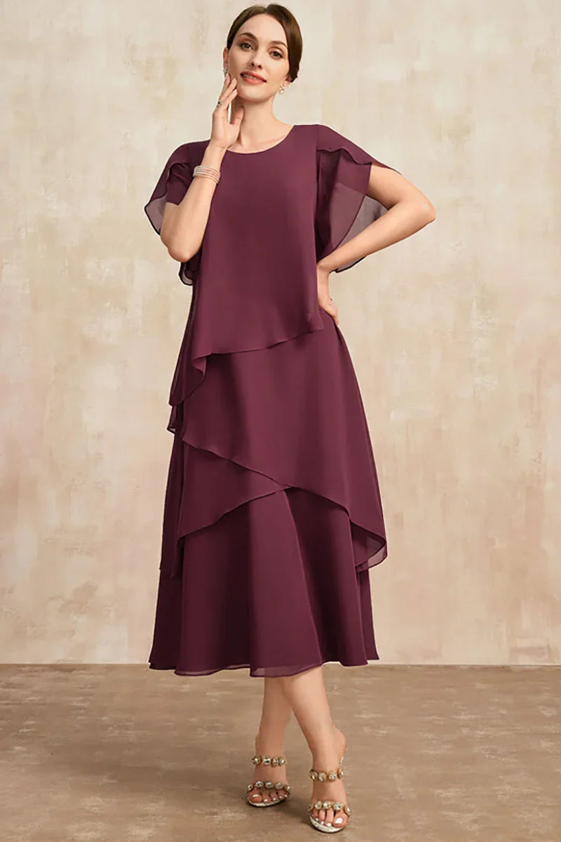 Mune Fashion | Plus Size Tiered Midi Dress
