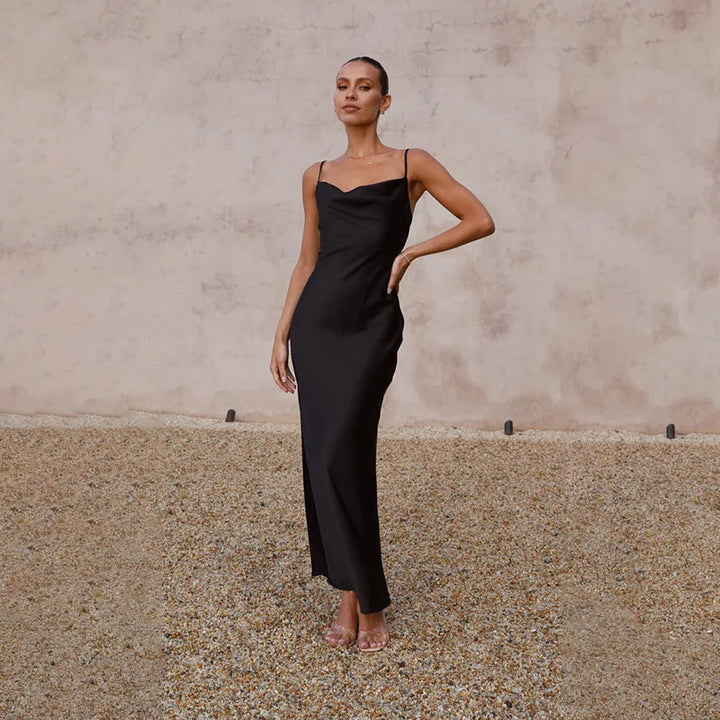 Mune Fashion | Long Satin Dress