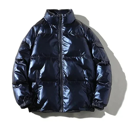 Mune | Windproof metallic winter puffer jacket