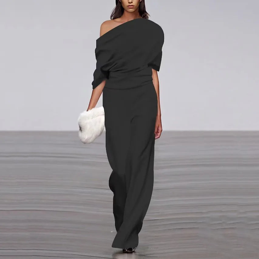 Mune | Elegant Spring Jumpsuit with Single-Breasted Neckline