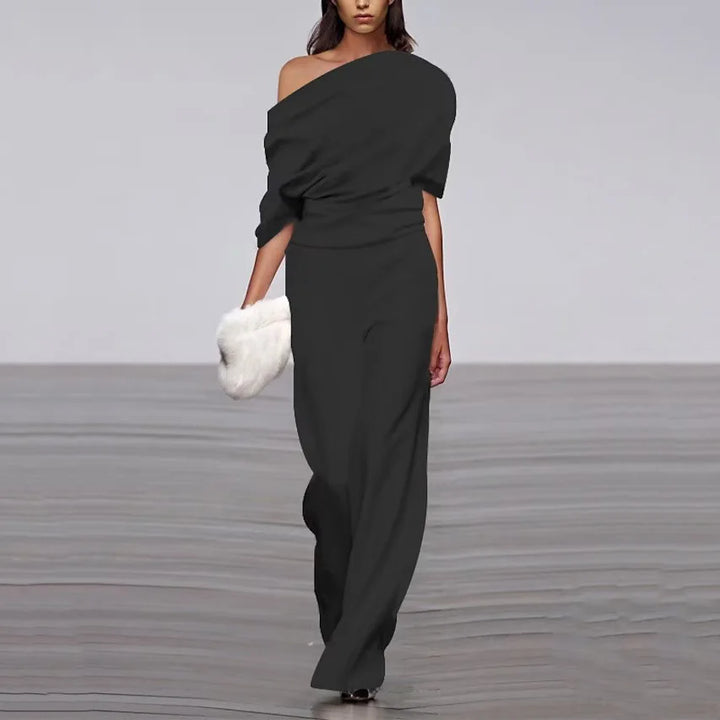 Mune | Elegant Spring Jumpsuit with Single-Breasted Neckline