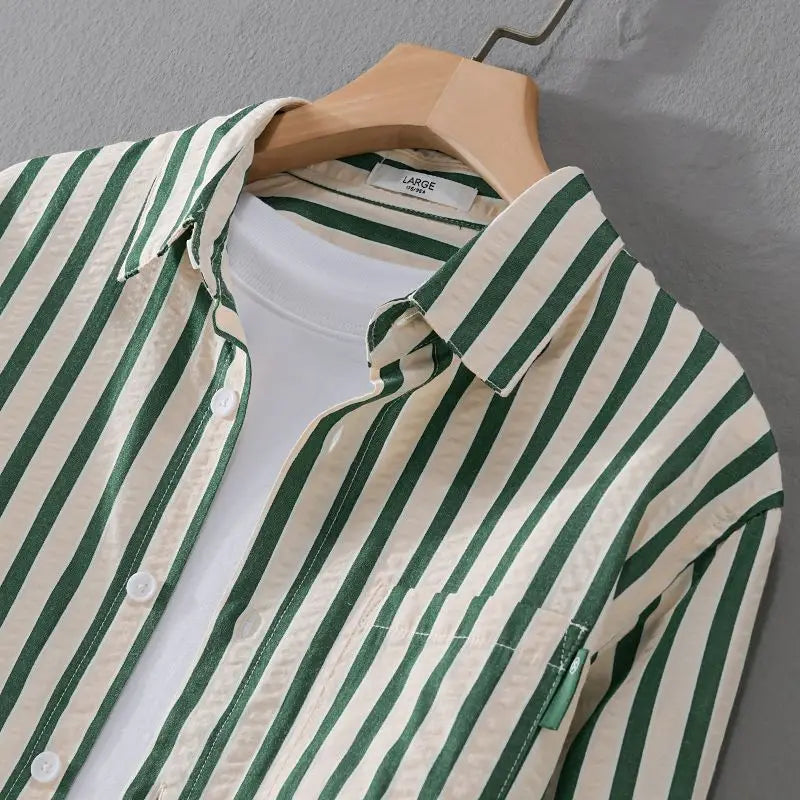 Fashionably striped blouse