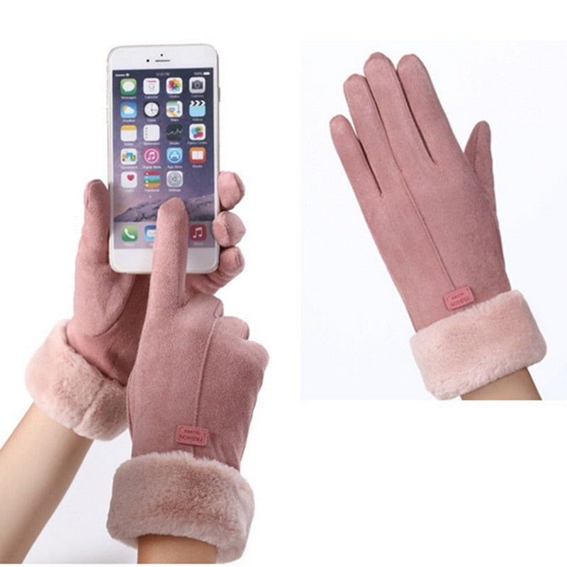 Mune Fashion - Chic and Stylish Winter Furry Gloves for Women