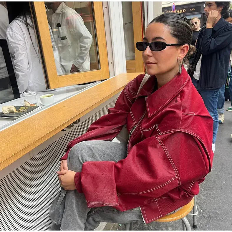 Mune | Oversize Red Jacket