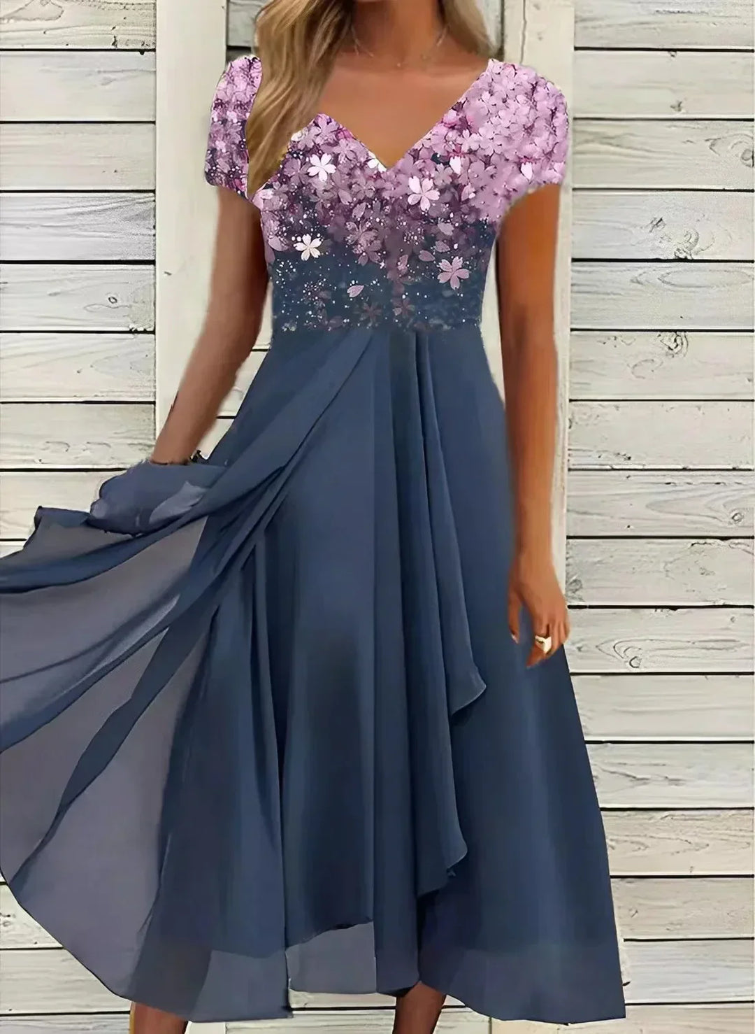 Mune | Chiffon party dress for women