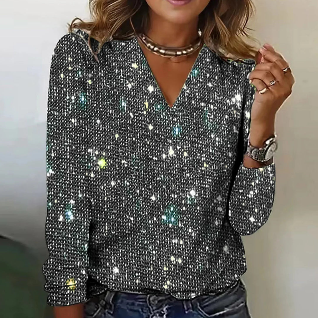 Mune | Glitter Blouse Shiny and Elegant Stylish