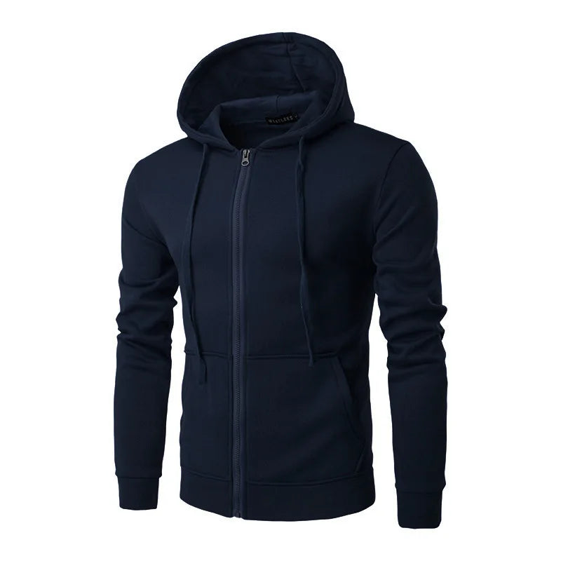 Men’s Classic Zip Up Street Hoodie