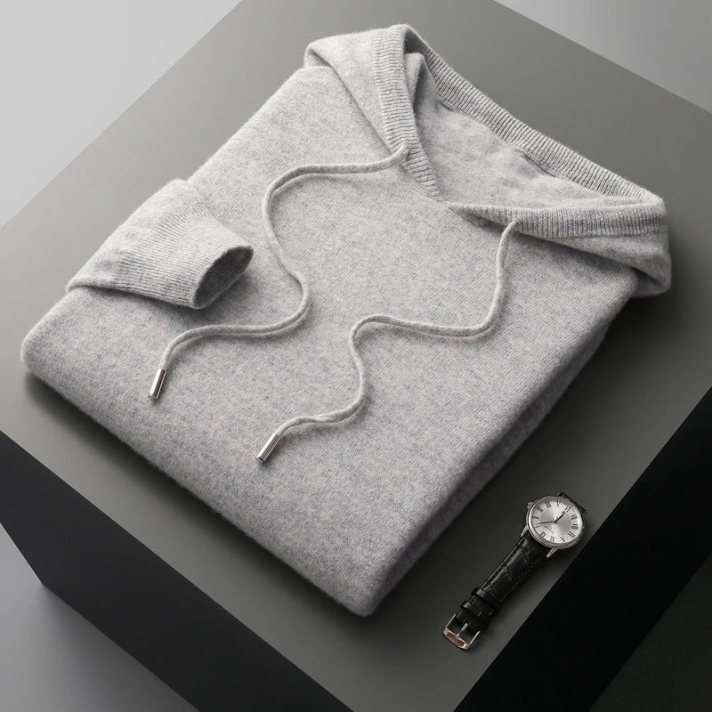 Mune | Hoodie Made of Wool Blend Warm and Comfortable