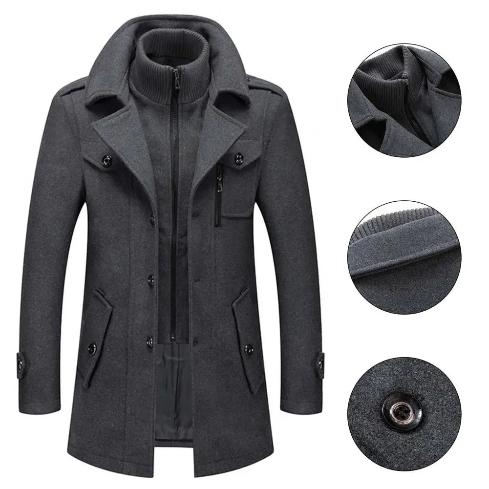 Mune | Elegant Long Men's Coat