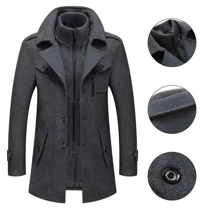 Mune | Elegant Long Men's Coat