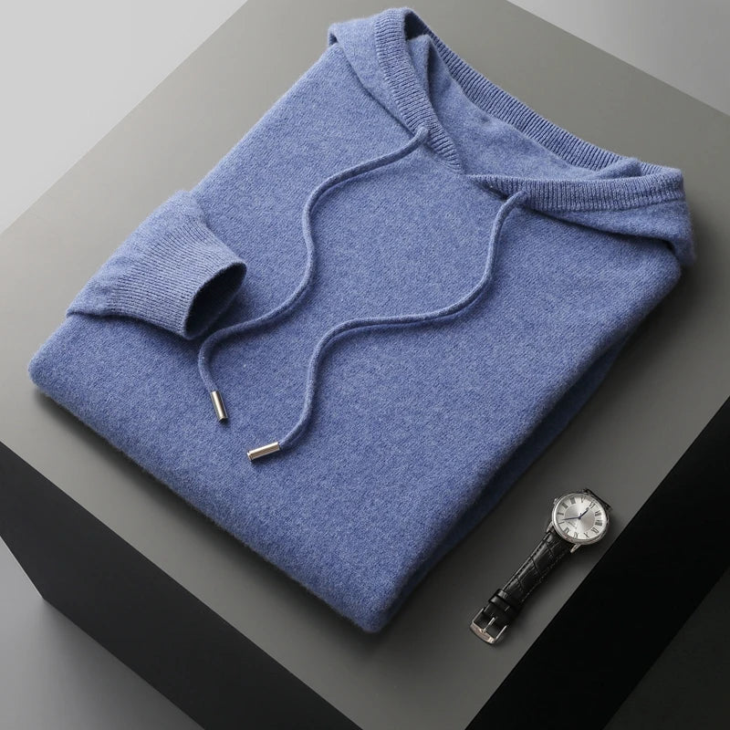 Mune | Hoodie Made of Wool Blend Warm and Comfortable