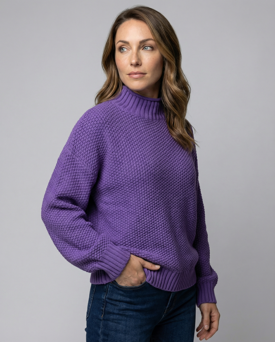 Soft women's cashmere sweater