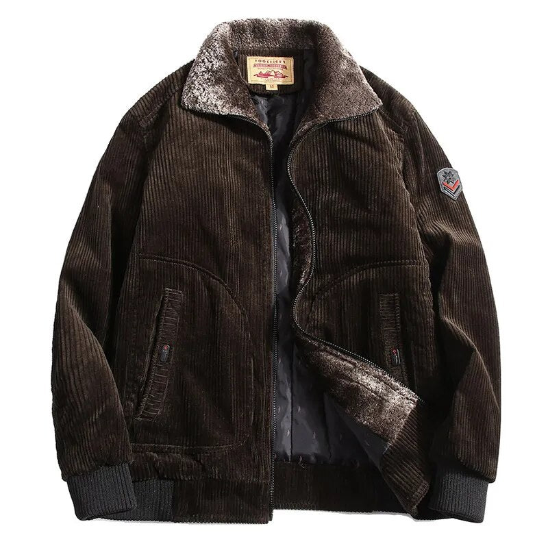 Mune | Men's Cord Jacket Winter Cozy Outerwear