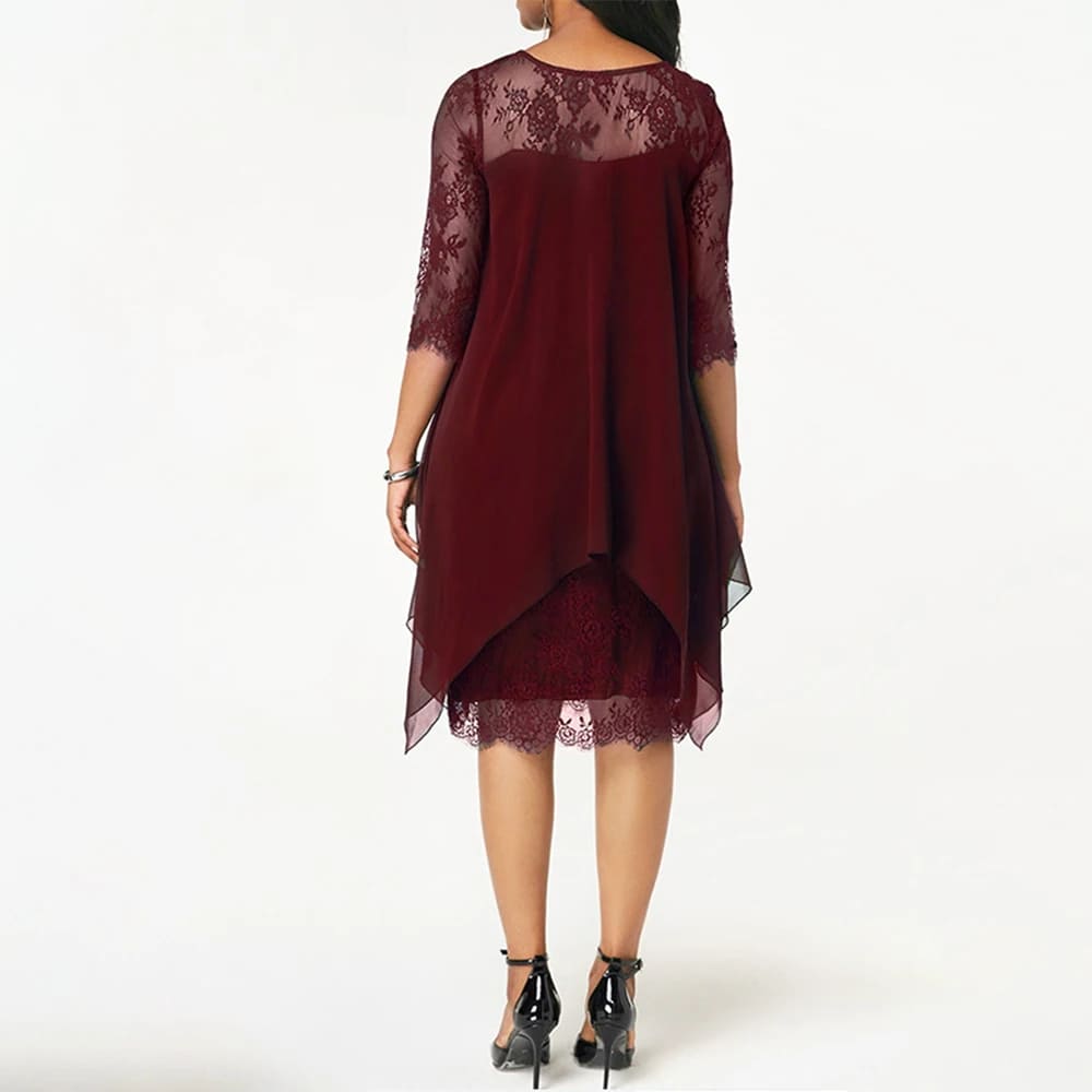Mune | Plus Size Elegant Midi Dress
