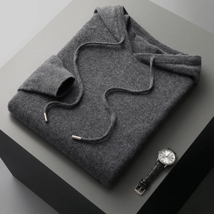 Mune | Hoodie Made of Wool Blend Warm and Comfortable