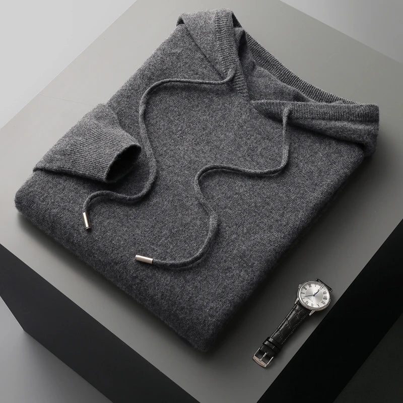 Mune | Hoodie Made of Wool Blend Warm and Comfortable
