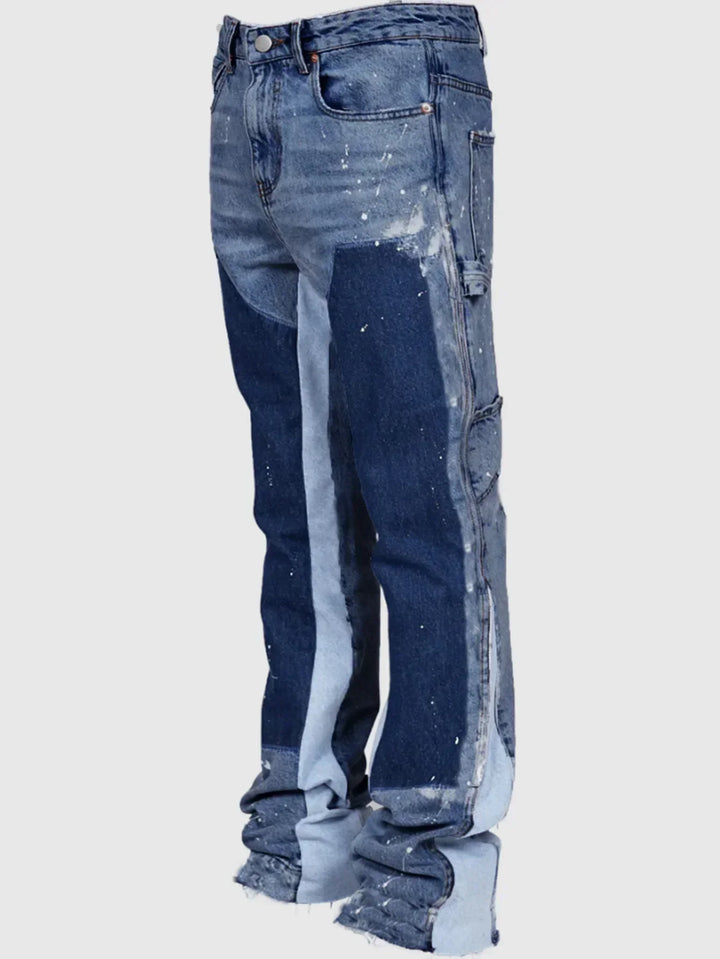 Mune | Flared Jeans In Layered Look for Men