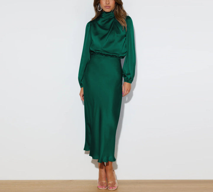 Mune | Long satin dress